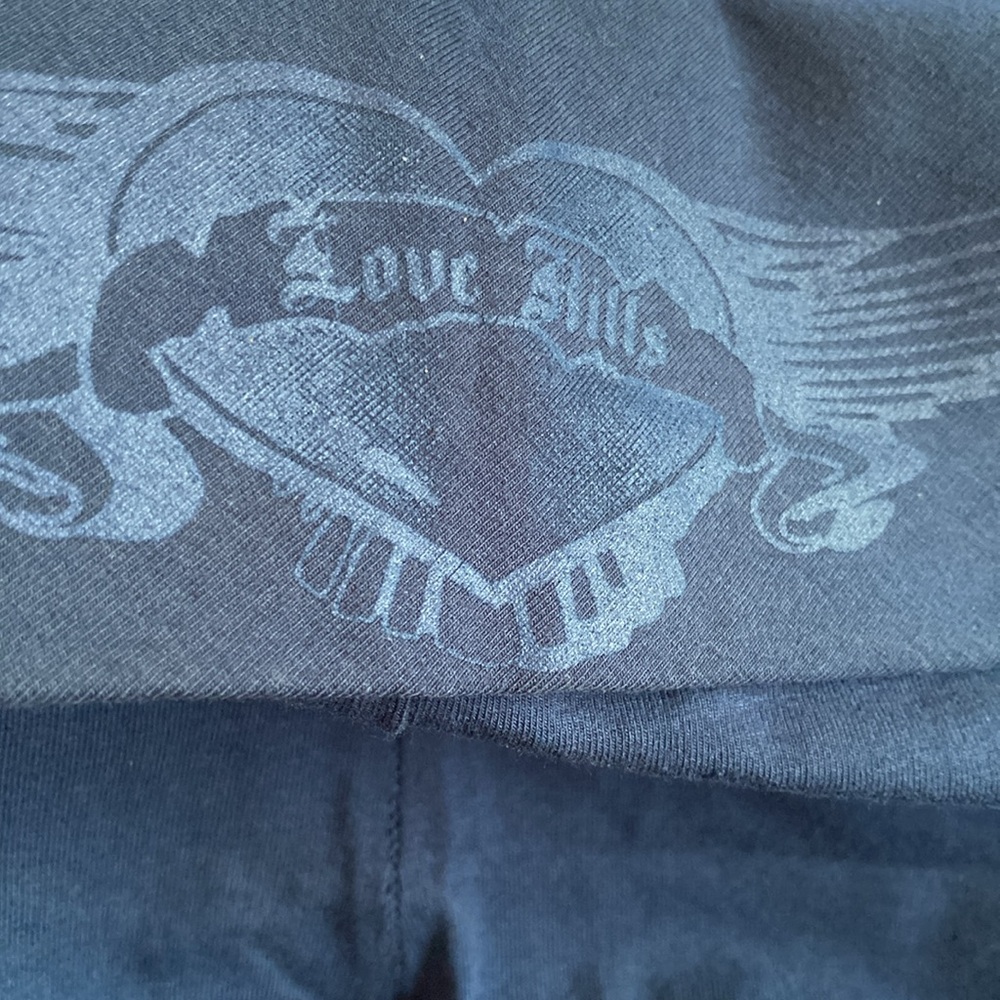 Le Donne Cotton Stretch Fold Over Logo Gym/Yoga Pants Never Used - Picture 11 of 16